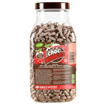 Christmas Pudding Chocolate Nibbles