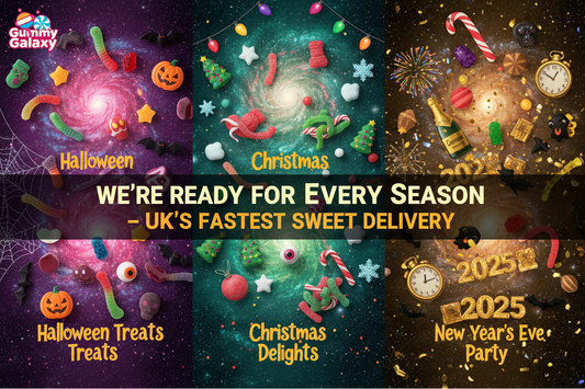 We're Ready for Halloween, Christmas & New Year – With the UK's Fastest Sweet Delivery