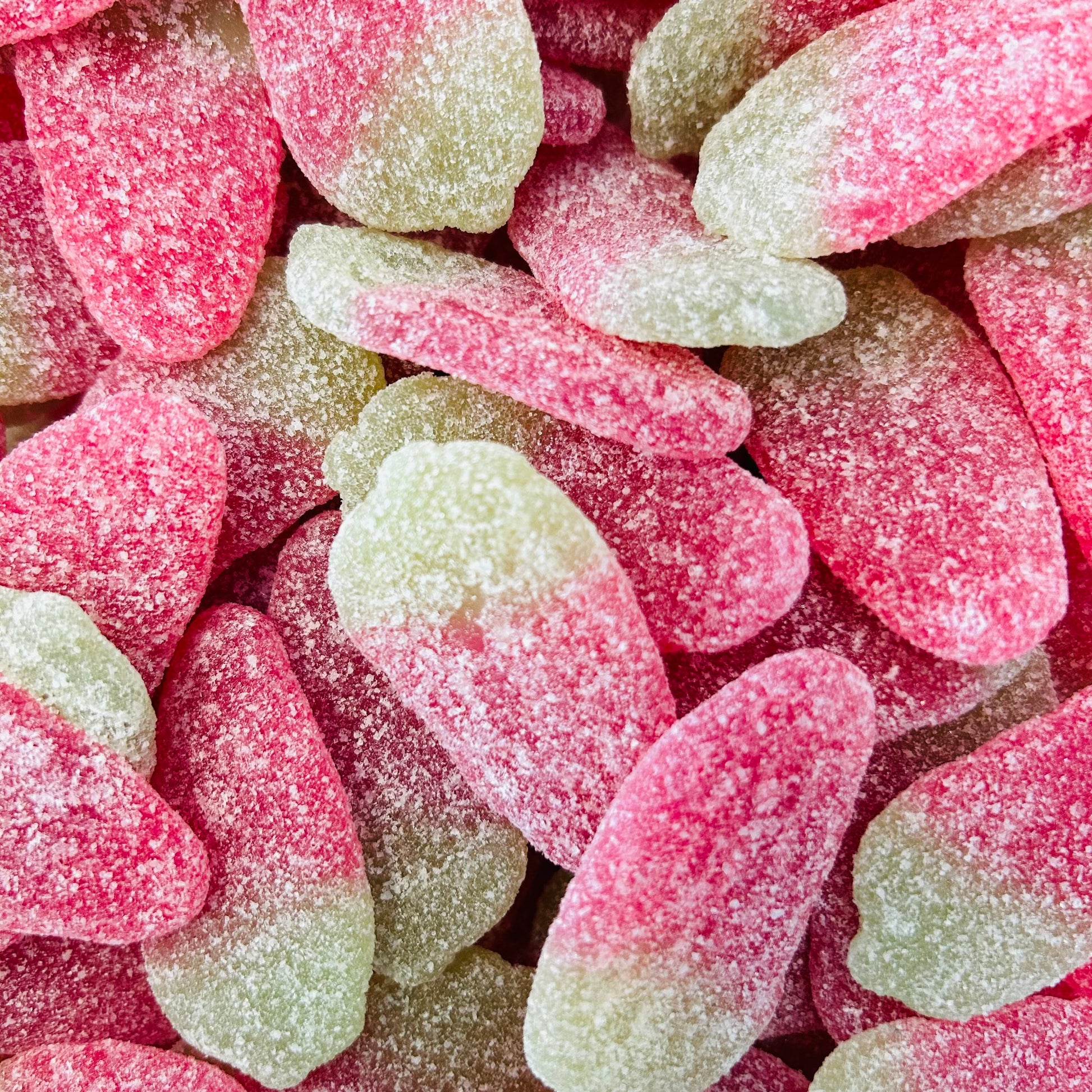 Giant Fizzy Strawberries