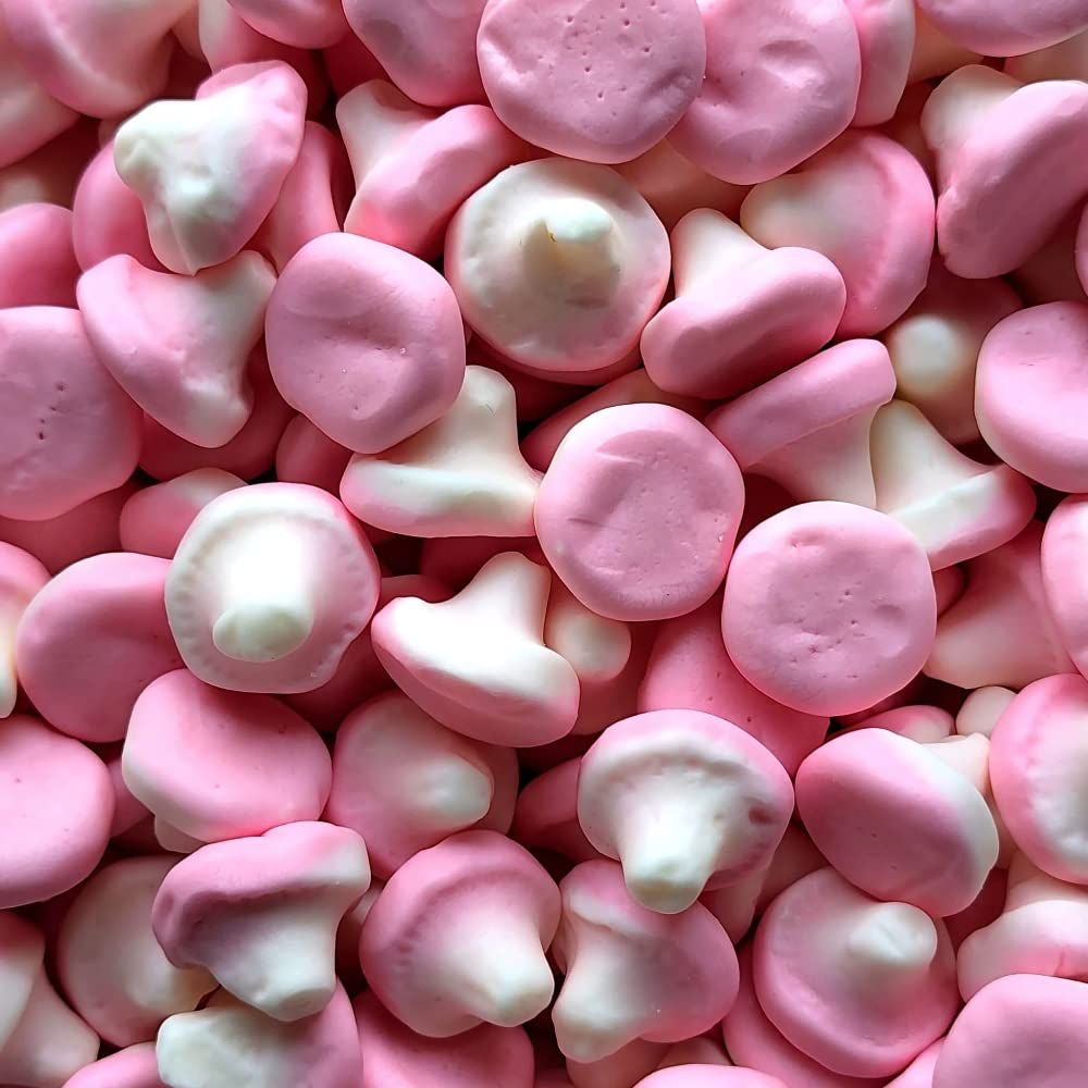 Foam Strawberry Mushrooms