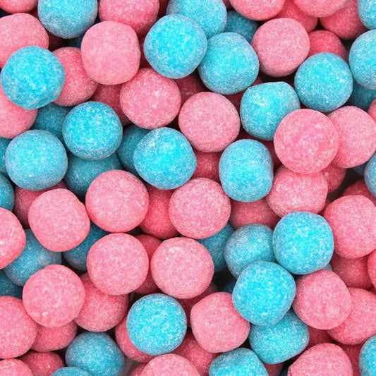 Gummy Galaxy Bonbon Bubblegum chewy sweets in bright pink packaging, showcasing colorful bubblegum candies on the wrapper.