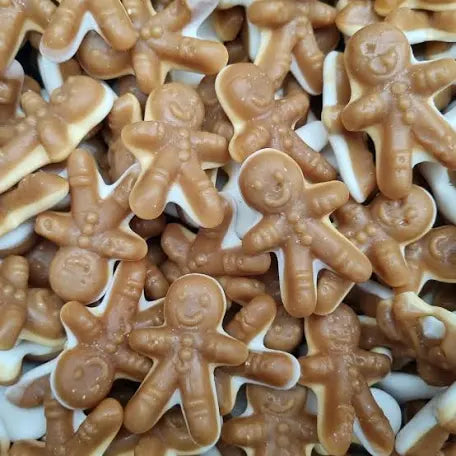 Jelly Gingerbread Men are fun, festive gummy sweets shaped like cheerful little gingerbread characters. Bursting with fruity flavour and a soft, chewy texture, these colourful jelly figures bring playful Christmas charm to treat bags, stocking fillers, and holiday dessert tables.