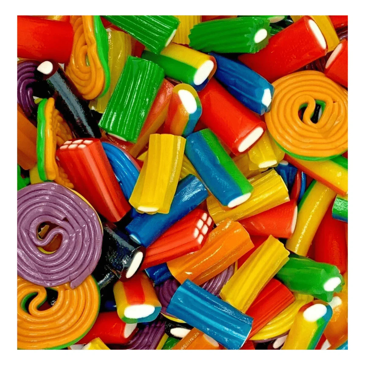 Gummy Galaxy Fini Liquorice Wonder Mix featuring assorted liquorice candies in a colorful mix, 100 grams.